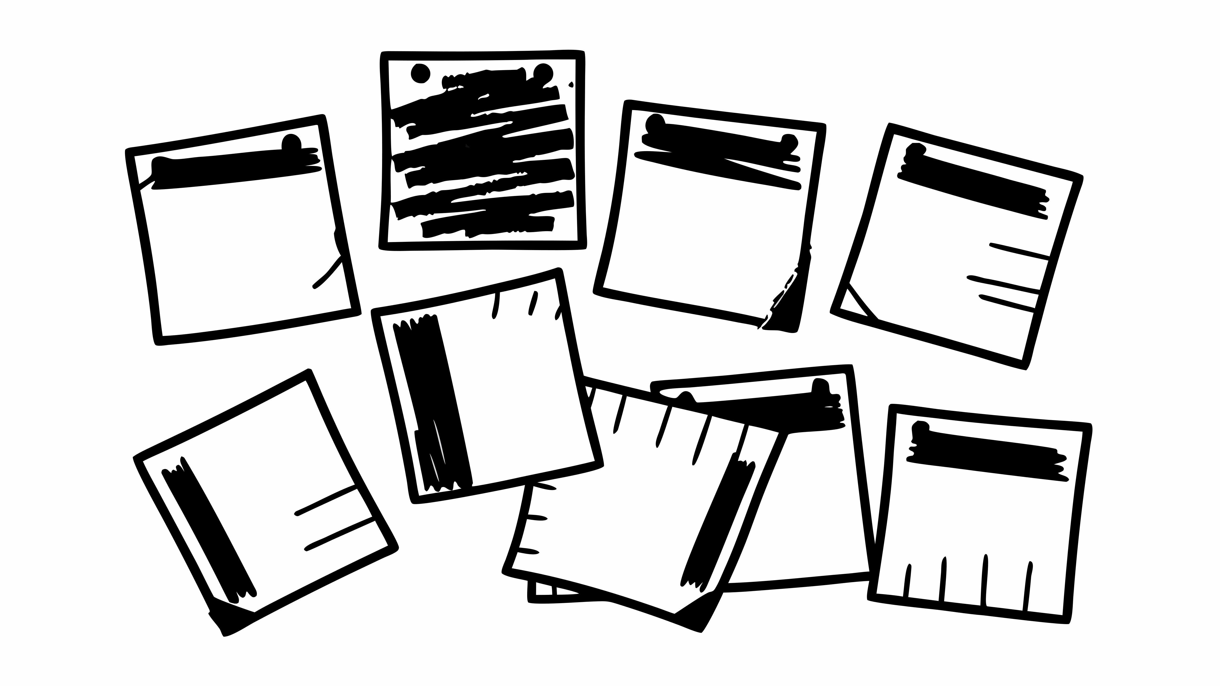 キャラクター・設定・伏線などが断片的に整理されている状態